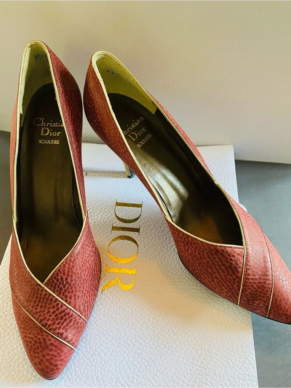 🛍️Christian Dior Authentic Souliers Heels Vintage 1953-63 Heels